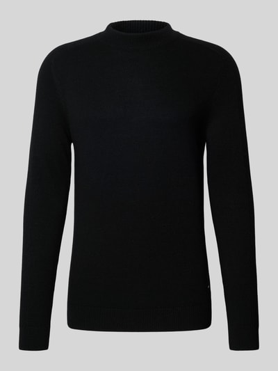 JOOP! Collection Gebreide pullover met kasjmier en ronde hals Zwart - 2