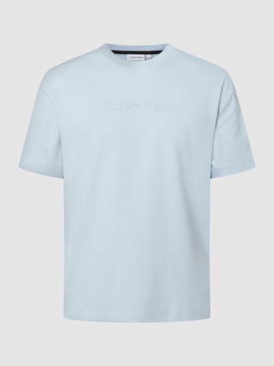 CK Calvin Klein T-shirt van katoen  Lichtblauw - 2