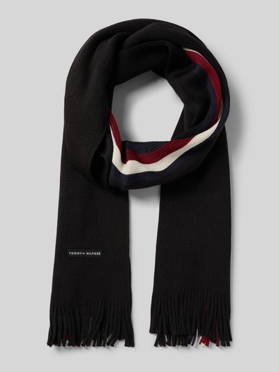 Tommy Hilfiger Schal aus Woll-Mix  Black 1