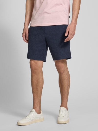 BOSS Regular Fit Bermudas mit Gesäßtasche Modell 'Leoni' Marine 4