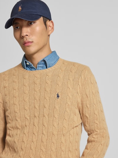 Polo Ralph Lauren Regular Fit Strickpullover aus Woll-Kaschmir-Mix Camel 3
