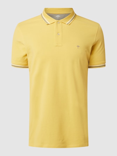 Fynch-Hatton Poloshirt aus Piqué Gelb 2