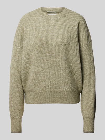 Scotch & Soda Gebreide pullover met extra brede schouders Lindegroen - 2