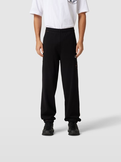 Diesel Sweatpants aus reiner Baumwolle Black 4