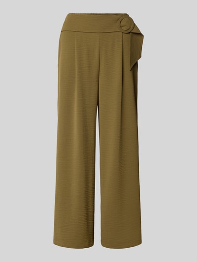 Zero Stoffhose mit französischen Eingrifftaschen Oliv 2