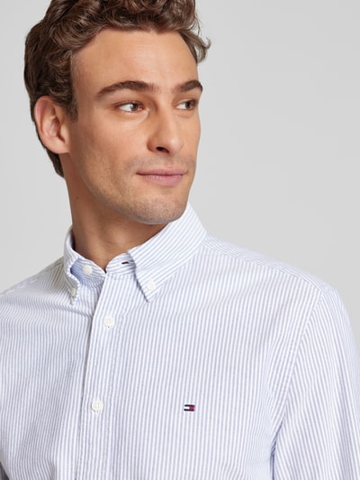 Tommy Hilfiger Regular fit vrijetijdsoverhemd met button-downkraag, model 'HERITAGE' Lichtblauw - 3