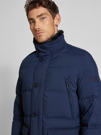 HECHTER PARIS Steppjacke mit Stehkragen und Pattentaschen Marine 3