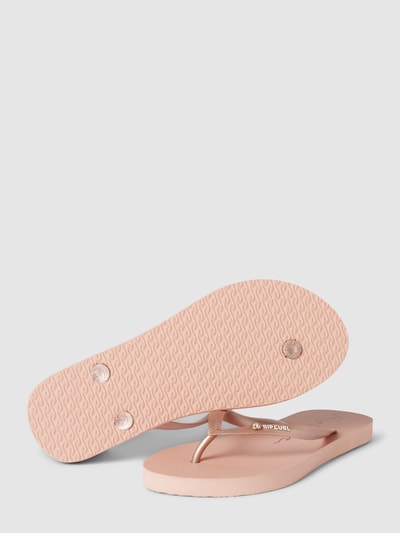 Rip Curl Teenslippers met labeldetail Rosé - 4