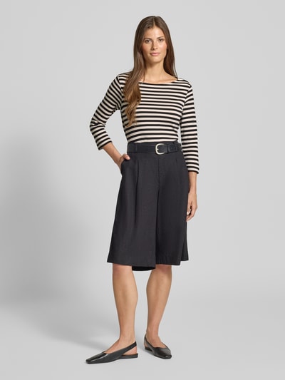 Christian Berg Woman Longsleeve mit Rundhalsausschnitt und 3/4-Arm Black 1