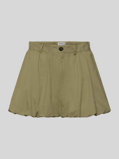 Jake*s Casual Bermudas mit Raffungen Mud 2