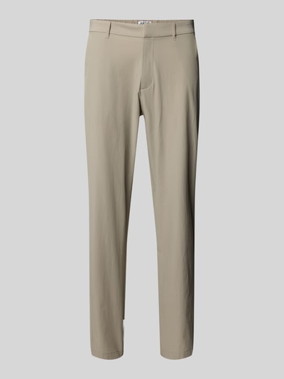 JAKE*S STUDIO MEN Regular Fit Stoffhose mit Eingrifftaschen Khaki 2