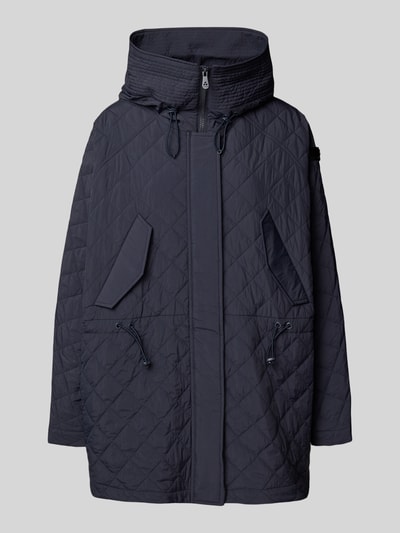 Peuterey Steppjacke mit verdecktem Reißverschluss Modell 'Texel' Marine 2