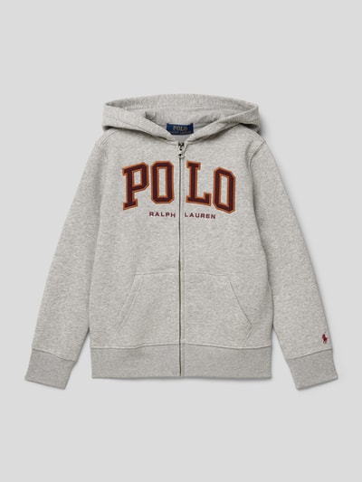 Polo Ralph Lauren Teens Sweatjacke mit Label-Stitching Hellgrau 1