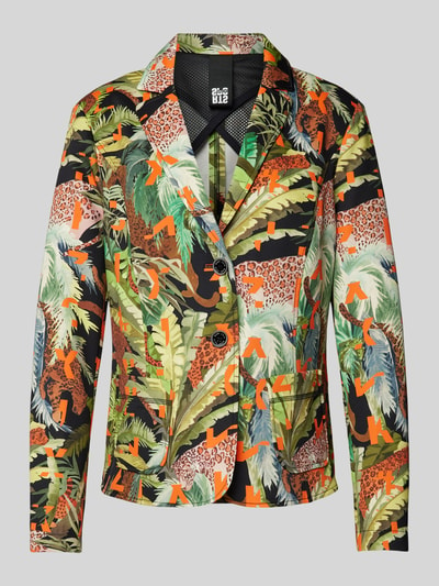 Marc Cain Blazer met reverskraag, model 'SPORTS' Zwart - 2