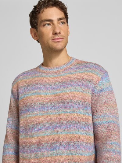 Jake*s Studio Men Regular Fit Pullover mit Woll-Anteil Rosa 3