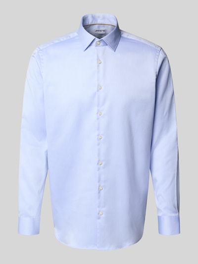 Jake*s Regular Fit Business-Hemd mit Kentkragen Bleu 2