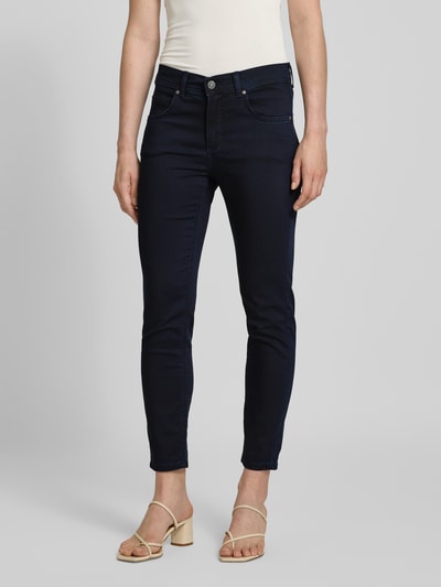 Angels Stoffen broek in 5-pocketmodel, model 'Ornella' Blauw - 4