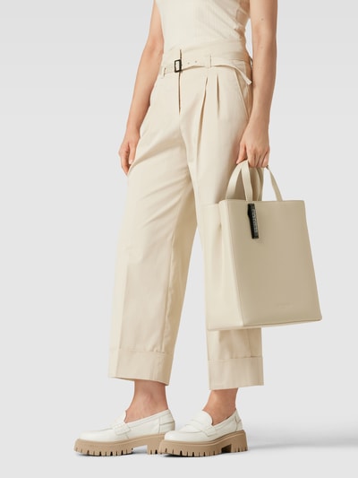 LIEBESKIND BERLIN Tote Bag aus Leder Modell 'PAPER BAG M' Ecru 1