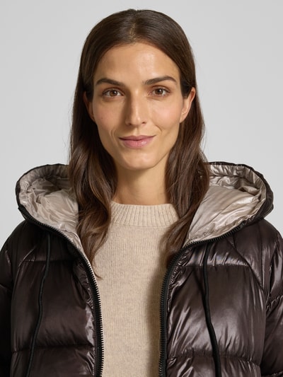 khujo Steppmantel mit Kapuze Modell 'NASHI' Aubergine 3