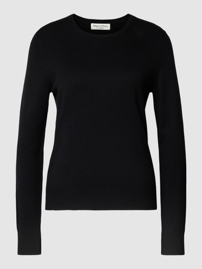 Marc O'Polo Strickpullover mit Rundhalsausschnitt Black 2