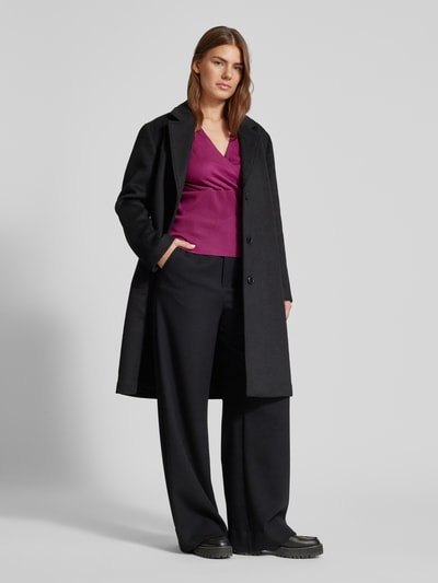 s.Oliver BLACK LABEL Wickelpulli mit V-Ausschnitt Lila 1