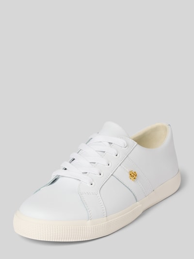 Lauren Ralph Lauren Sneakers van leer met labelapplicatie, model 'JANSON II' Wit - 1