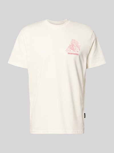 Dedicated T-shirt met labelprint Offwhite - 2