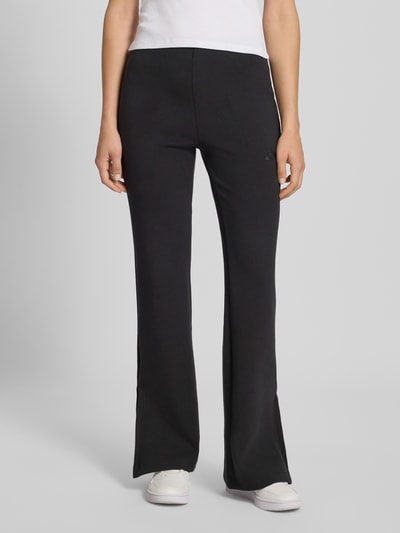 adidas Sportswear Spodnie dresowe o rozkloszowanym kroju z elastycznym pasem Czarny 4