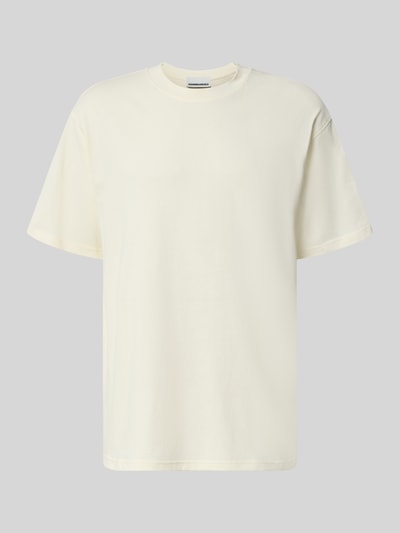 Produktfoto, Relaxed Fit T-Shirt aus reiner Baumwolle Modell 'MAARKOS' von ARMEDANGELS, helles Creme, glatte Textur, Herren T-Shirt