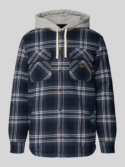 Superdry Regular Fit Hemdjacke mit Brusttaschen Marine 2