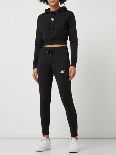 SIK SILK Sweatbroek met stretch, model 'Zonal' Zwart - 1