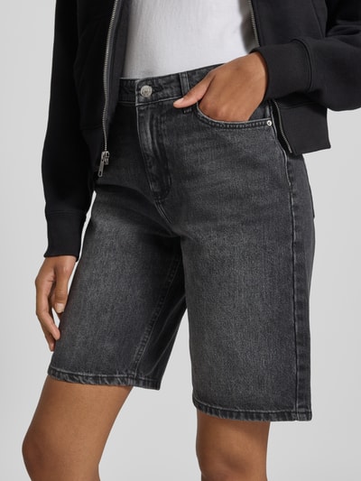 Only Regular Fit Jeansshorts mit weitem Bein Modell 'SONNY' Black 3