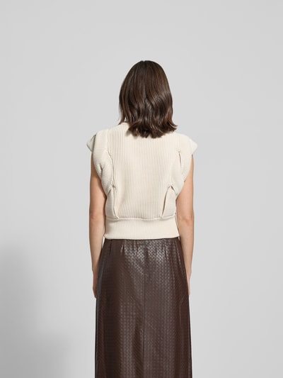 Iro T-Shirt in Strick-Optik Ecru 5