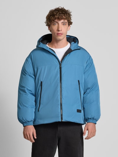 Hugo Blue Regular Fit Jacke mit Kapuze Modell 'BRYNO254' Jeansblau 4