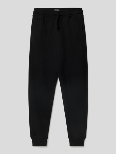 OVS Sweatpants met steekzakken opzij, model 'TERRY' Zwart - 1