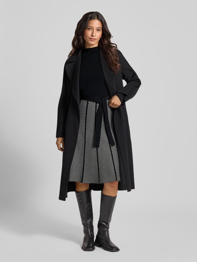 Apricot Midi-jurk van viscosemix Zwart - 1