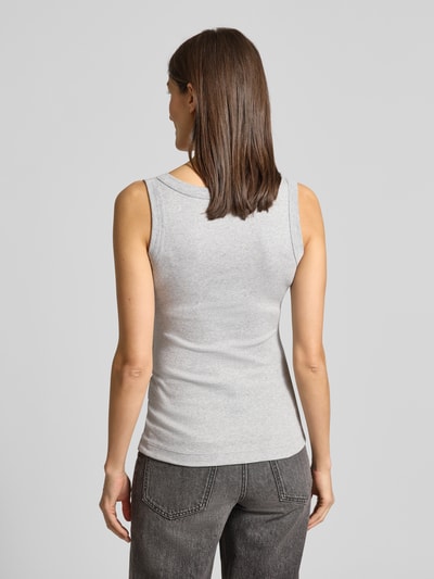 Marc Cain Tanktop met geribde ronde hals Lichtgrijs - 5