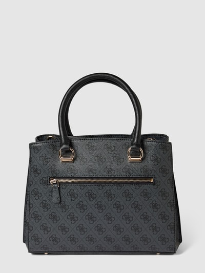 GUESS Satchel Bag mit Allover-Logo Modell 'NOELLE' Anthrazit 4