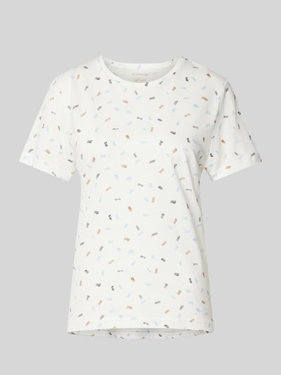 Tom Tailor T-shirt met ronde hals Offwhite - 2