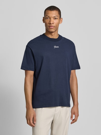 GUESS T-Shirt mit Label-Detail Marine 4