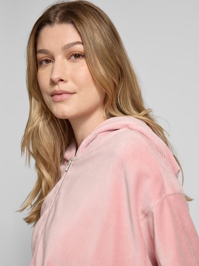 Jake*s Casual Oversized Sweatjacke mit Kapuze Rosa 3