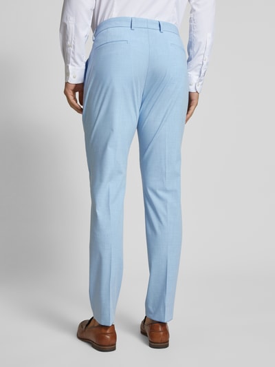 s.Oliver BLACK LABEL Regular Fit Anzughose in Flammgarnoptik Hellblau 5