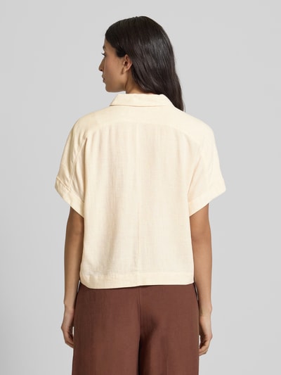 Selected Femme Relaxed Fit Bluse aus Viskose-Leinen-Mix Modell 'VIVA' Sand 5