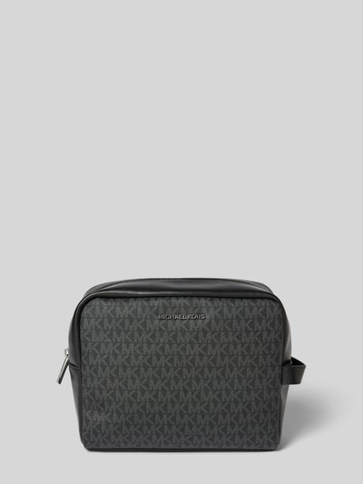 Michael Kors Kosmetiktasche mit Trageschlaufe aus Rindsleder Black 2