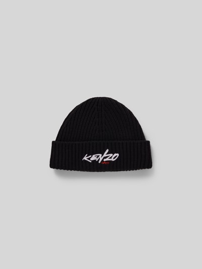 Kenzo Beanie aus Woll-Mix Black 2