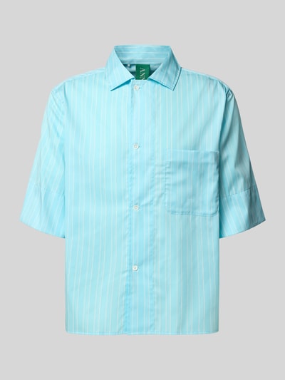 ANNARR Freizeithemd mit Knopfleiste Modell 'HOLMES' Aqua 2