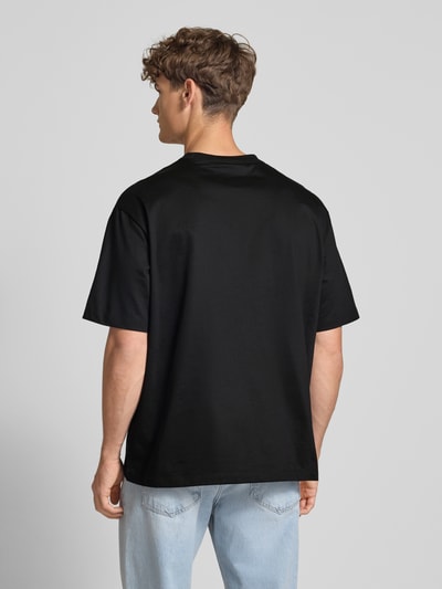 Calvin Klein Jeans T-shirt met labelstitching Zwart - 5