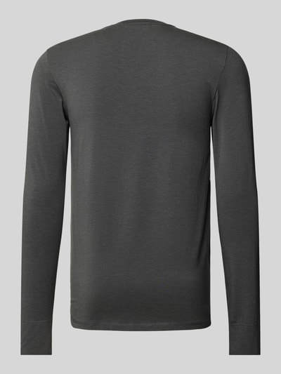 Schiesser Longsleeve met ronde hals Antraciet - 3