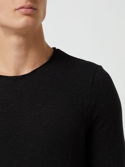 REVIEW Longsleeve aus Slub Jersey  Black 3