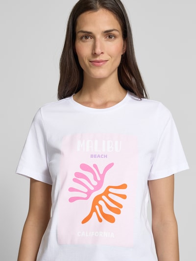 Smith and Soul T-shirt met motiefprint Felroze - 3